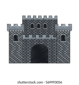 medieval castle icon