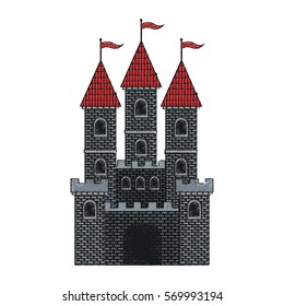 medieval castle icon