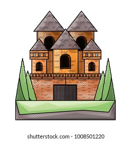 Medieval castle icon image