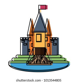 Medieval castle icon image