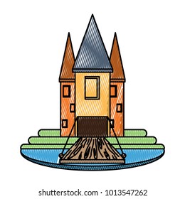 Medieval castle icon image