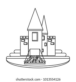 Medieval castle icon image