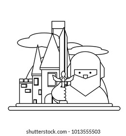 Medieval castle icon image