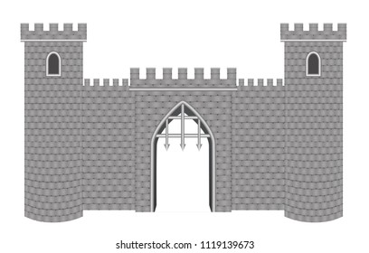 Medieval castle- Middle ages architecture