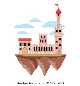 medieval castle on ground
