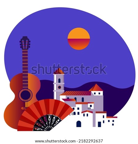 medieval castle template for postcard, invitation, poster, ads, banner, festive