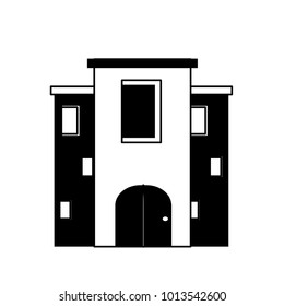 Medieval castle tower icon