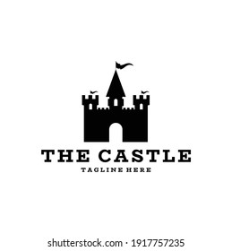 Medieval Castle Towers, Fairytail Mansion Exterior, King Fortress Castles and Fortified Palace with Gate, Old Ancient Gothic Tower Fortress Icon Vector