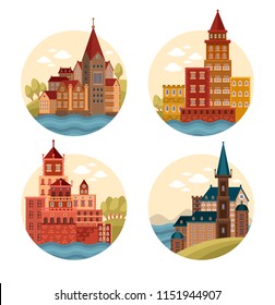 Medieval castles and cathedrals, church