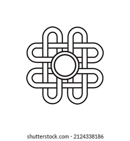 medieval celtic knot tattoo set celtic irish knots ornament celtic symbols endless knot shape vector icon infinite spirit unity symbol pagan circle tribal symbols graphics isolated