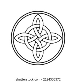 medieval celtic knot tattoo set celtic irish knots ornament celtic symbols endless knot shape vector icon infinite spirit unity symbol pagan circle tribal symbols graphics isolated