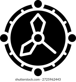 Icono de reloj medieval