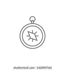 Medieval, compass icon. Element of medieval period icon. Thin line icon for website design and development, app development. Premium icon