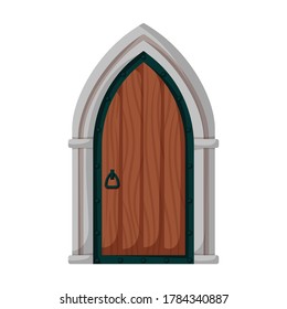 Medieval Door Vector Cartoon Icon Vector Stock Vector (Royalty Free ...