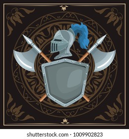 Medieval emblem insignia