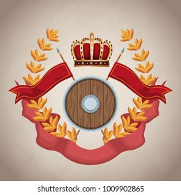 Medieval emblem insignia
