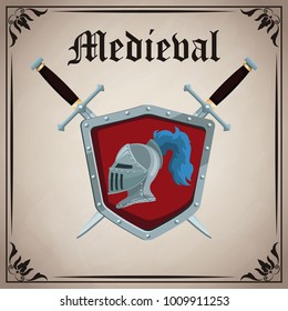Medieval emblem insignia