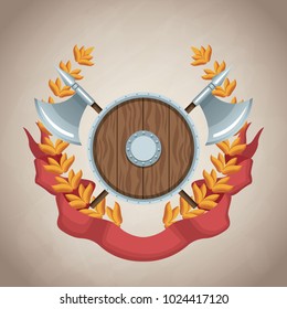Medieval emblem insignia