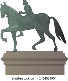 Medieval Equestrian statue