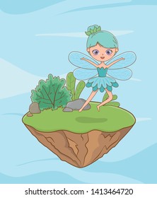 Medieval fairy of fairytale design