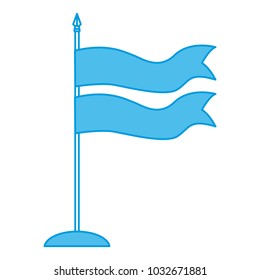 Medieval flag symbol