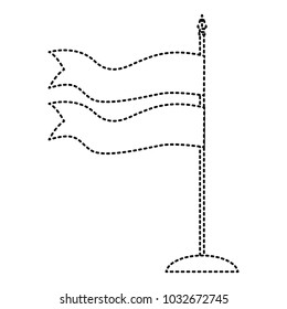 Medieval flag symbol
