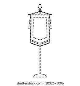 Medieval flag symbol