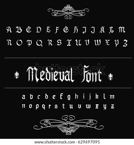 medieval gothic fonts