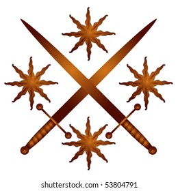medieval heraldic elements