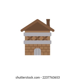 medieval house icon is suitable for your web, apk or project with a medieval theme