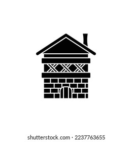 medieval house icon is suitable for your web, apk or project with a medieval theme