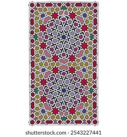 Medieval Illuminated Manuscript Patterns With Geometric Shape Creative Abstract Geometric Vector