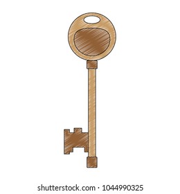 Medieval key symbol