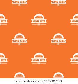 Medieval king pattern vector orange for any web design best