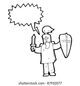 medieval knight cartoon