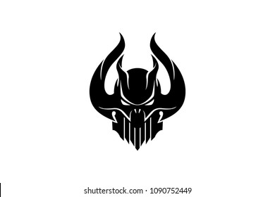 Medieval Knight Helmet with Evil Style