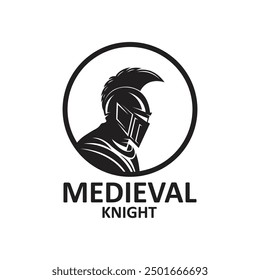 medieval knight logo icon design. This logo represents solidarity, leadership and loyalty