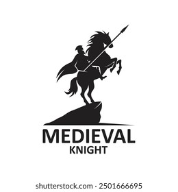 medieval knight logo icon design. This logo represents solidarity, leadership and loyalty