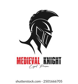 medieval knight logo icon design. This logo represents solidarity, leadership and loyalty