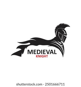 medieval knight logo icon design. This logo represents solidarity, leadership and loyalty