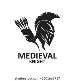 medieval knight logo icon design. This logo represents solidarity, leadership and loyalty