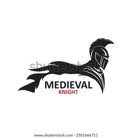 medieval knight logo icon design. This logo represents solidarity, leadership and loyalty