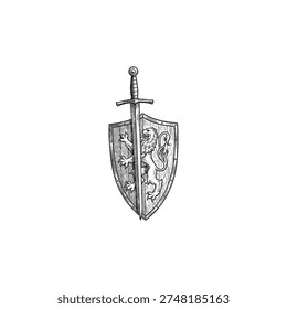 Medieval Knight's Sword 