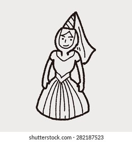 medieval people doodle