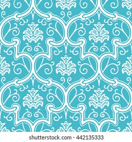 Medieval pomegranate pattern seamless background tile