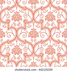 Medieval pomegranate pattern seamless background tile