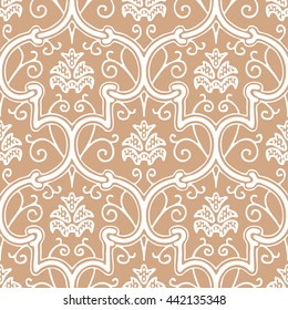 Medieval pomegranate pattern seamless background tile