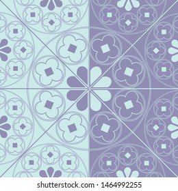 medieval rose inspired pattern design