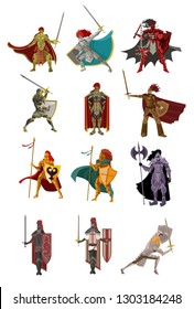 medieval rpg knights collection