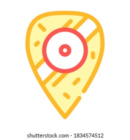 medieval shield color icon vector. medieval shield sign. isolated symbol illustration